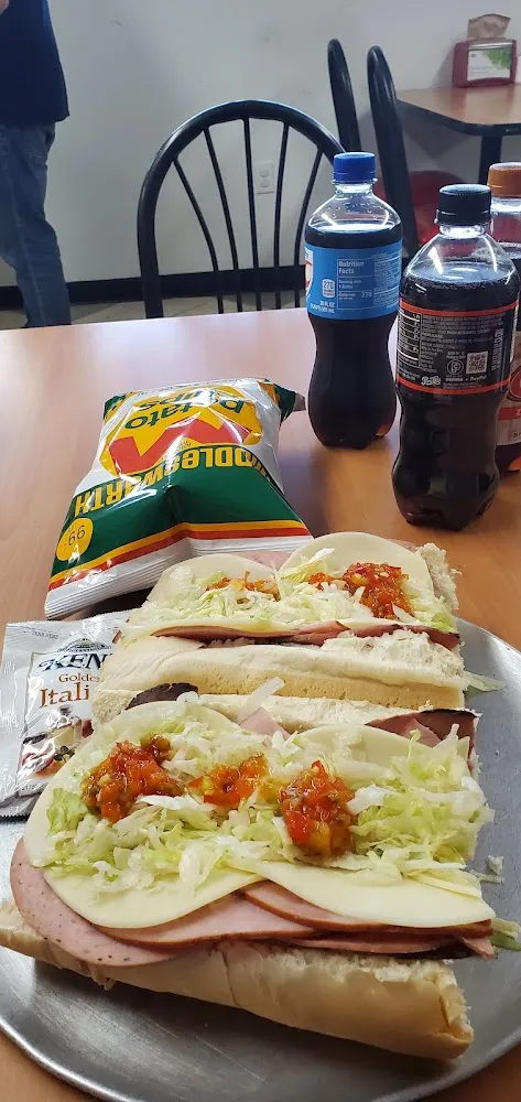 Red Raider Hoagie and Middleworth Potatoe Chips